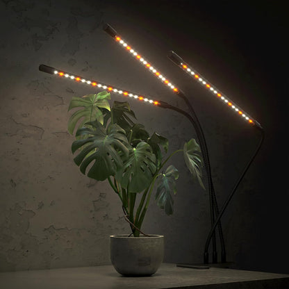 bseah Plant Grow Light for Indoor Plants, Full Spectrum Indoor Grow Light, 10-Level Dimmable and Auto ON & Off Timer