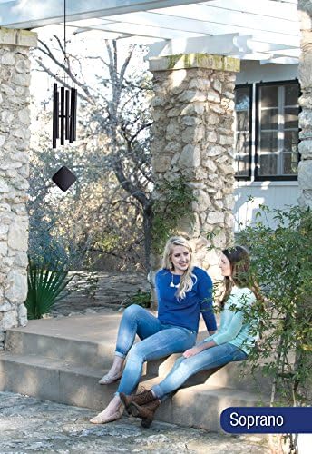 Music of the Spheres – Pentatonic Soprano, Small Handcrafted Wind Chime, Precision Tuned, Weather-resistant Unique Outdoor Wind Chimes, 30"