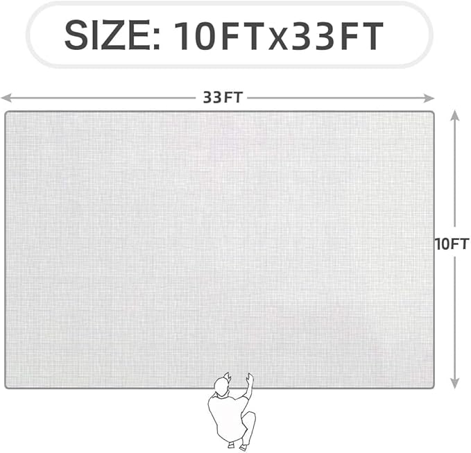 REMIAWY Plant Covers Freeze Protection, 10FTX33FT Frost Cloth Plant Cover Blanket for Outdoor Plants Floating Row Covers for Garden Vegetables Raised Beds Insect Protection Season Extension