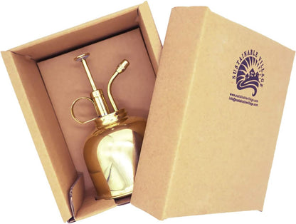 Watering Can Indoor Plants - Brass Plant Mister - Stylish and Rust Resistant Watering Cans for Healthy Hydration - Prevents Overwatering