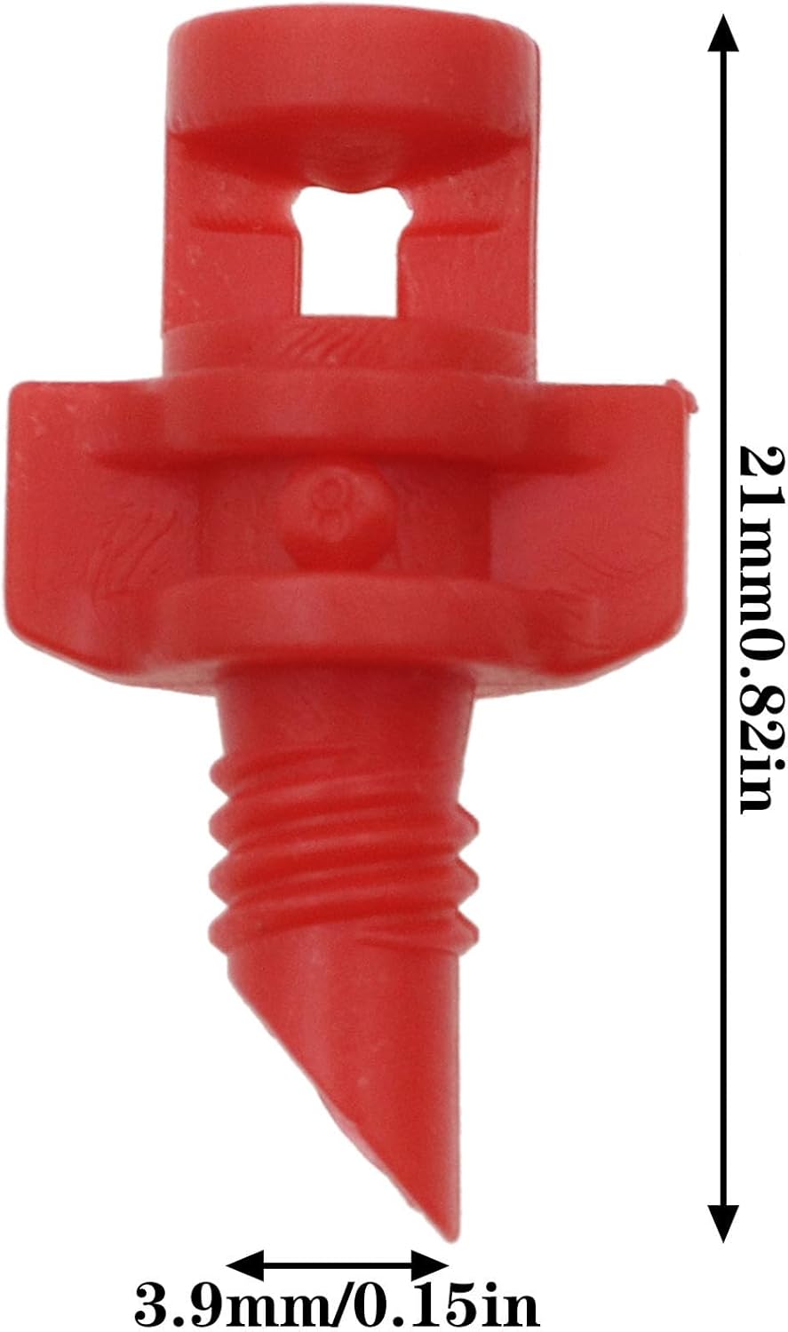 150PCS Drip Irrigation Emitters Micro Sprinkler Heads Micro Garden Lawn Water Spray Misting Nozzle Sprinkler Irrigation for Plant Irrigation Systems (90/180/360 Degrees)