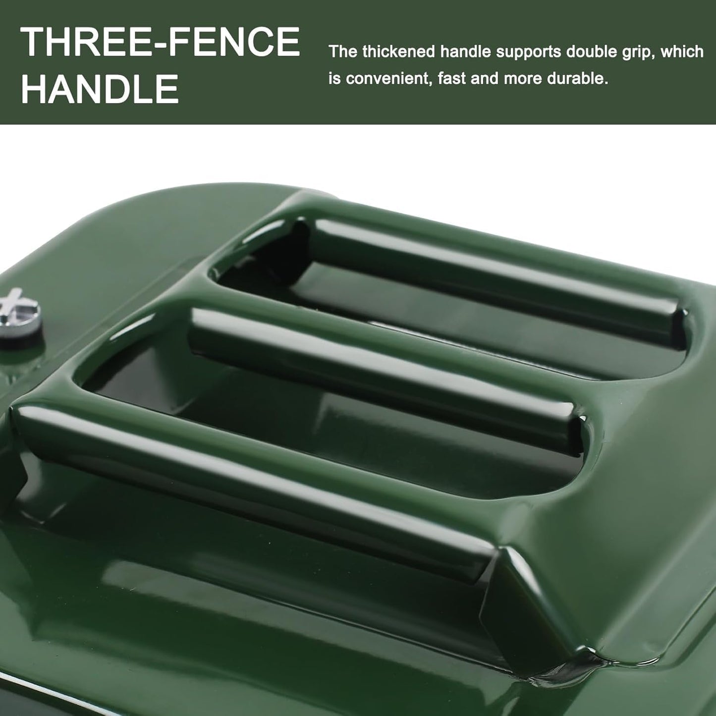 2.5 Gallon Metal Watering Can, with Flexible Spout and Pressure Release Valve, Square Design Safe and Stable, Watering Can for Garden, Water Container Camping (10L）