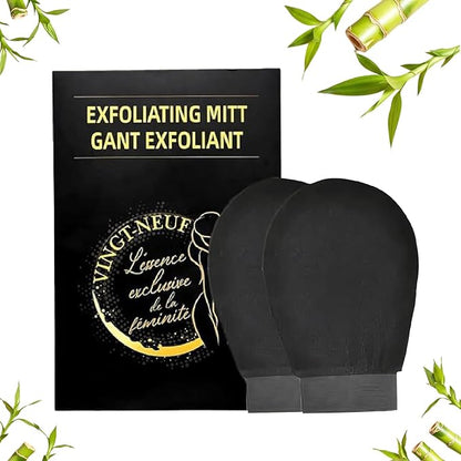 Premium Exfoliating Mitt | Deep Body Scrub Glove for Dead Skin Removal | Exfoliating Gloves for Deep Cleansing | Shower Mitt, Bath Glove | 100% Viscose, Reusable & Eco-friendly