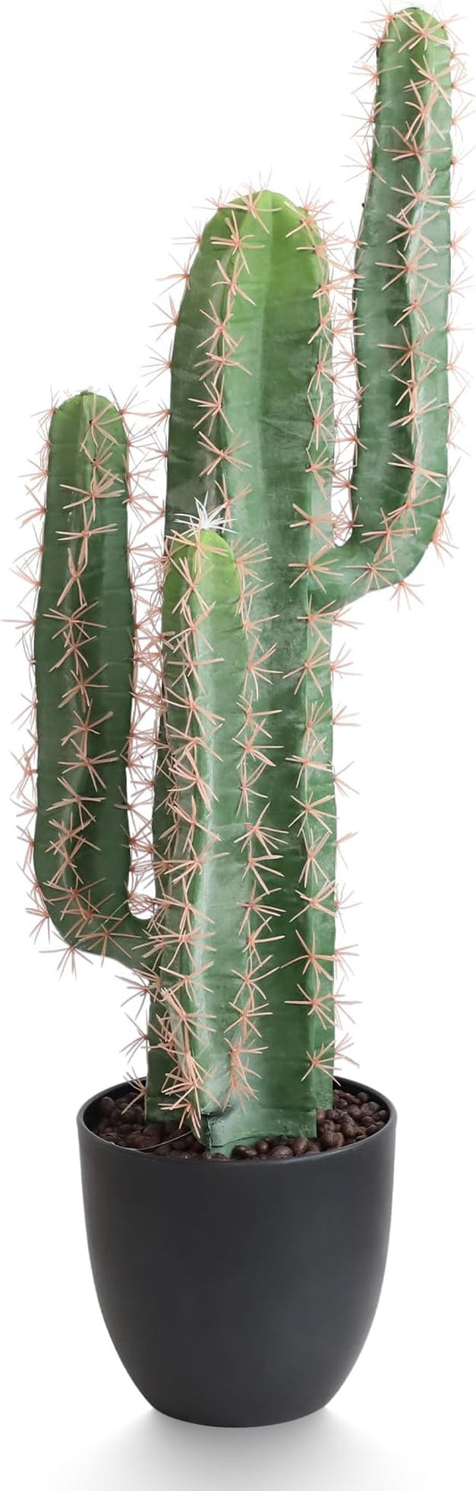 momoplant Artificial Cactus Fake Plant 31 Inch Tall Faux Cacti Plants for Home Garden Office Store Decoration