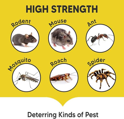 Pest Control, Mice Repellent Indoor, Rat Repellent, Mouse Repellent Outdoor, Long-Lasting Rodent Repellent Indoor, Repel Mice, Mouse, Rats, Ants, Roaches, Spiders, Moths & Other Pests-10P