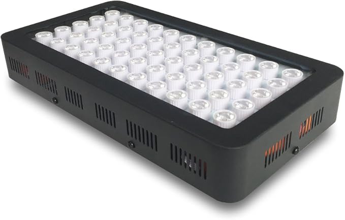 ARKNOAH LED Aquarium Light 165W, Full Spectrum Fish Tank Light Dimmable Brightness for Freshwater and Saltwater Aquariums, Energy-Efficient Coral & Plant Growth