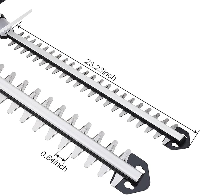 LIGO 20V Cordless Hedge Trimmer | 21" Laser-Cut Blade for Thick Branches | 2.0Ah PowerShare Battery | 4.5 lbs Ultra-Light with Low Vibration | Fast Charger Included