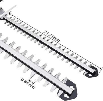LIGO 20V Cordless Hedge Trimmer | 21" Laser-Cut Blade for Thick Branches | 2.0Ah PowerShare Battery | 4.5 lbs Ultra-Light with Low Vibration | Fast Charger Included