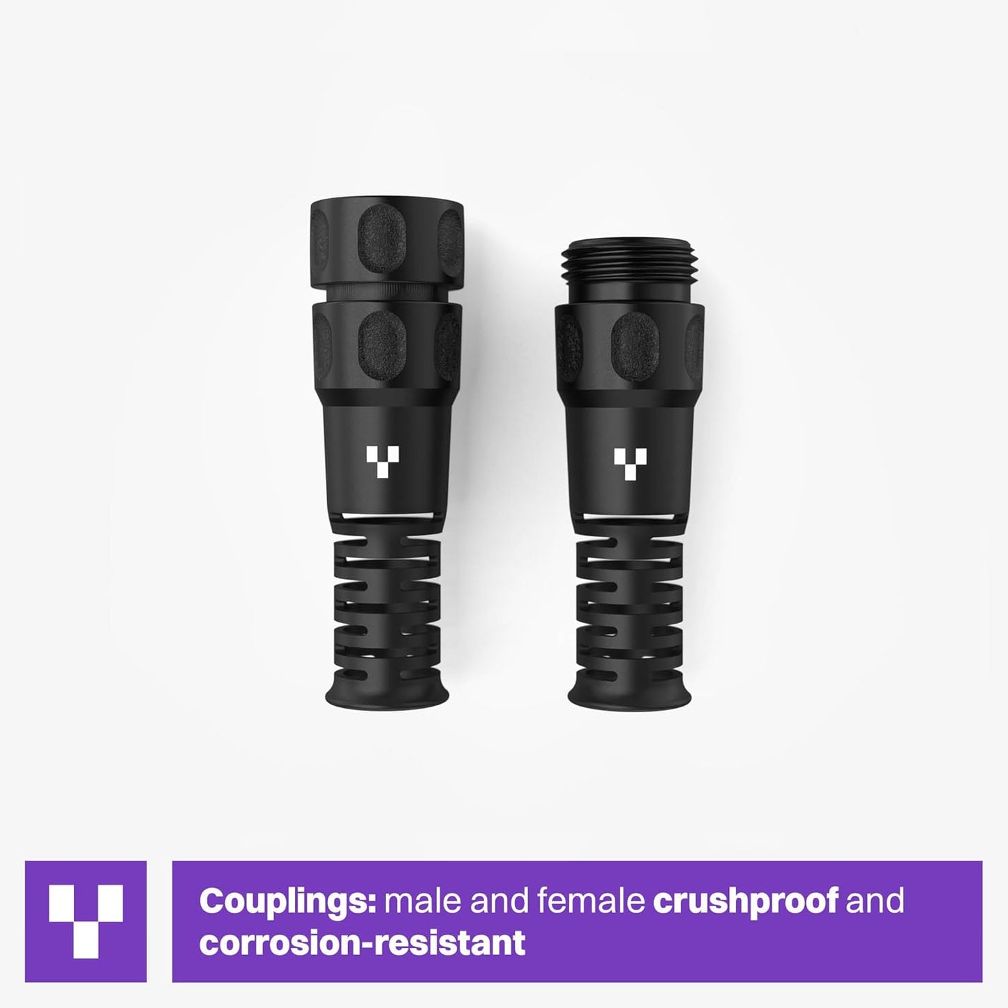 RELAX Expandable Garden Hose 50ft – Lightweight, No-Kink Hose with Anodized Aluminum Couplings & Spray Nozzle. Stylish Water Hose Ideal for Watering Small Garden