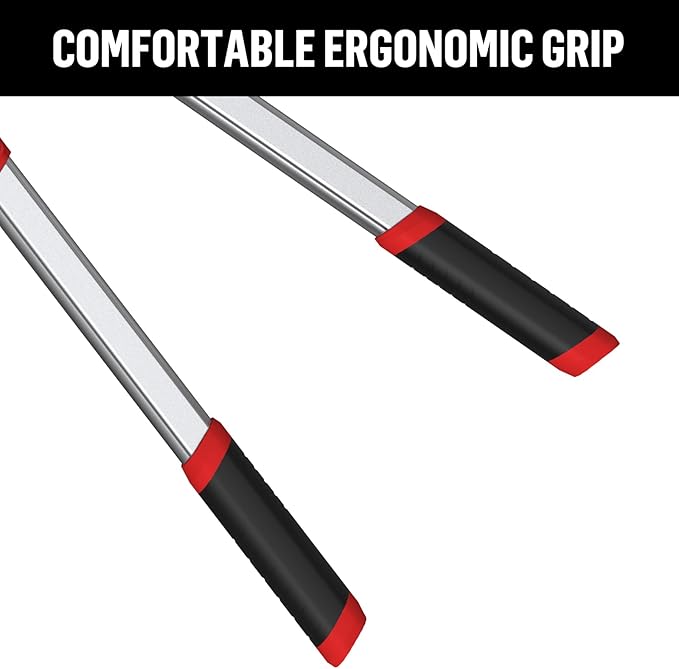 GARTOL Heavy-Duty Extendable Loppers, 28"-41" Telescopic Tree Trimmer, Double Ratcheting Branch Cutter, Anvil Lopper for Thick Branches, Cuts 2" Dry Wood