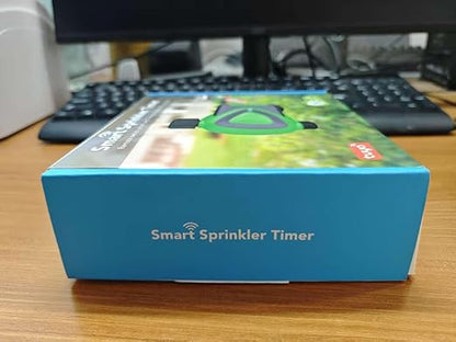 Smart WiFi Water Timer for Garden Hose, No Hub/Gateway Required, Automatic Sprinkler Timer Controller via Tuya/Smart Life App, Compatible with Alexa & Google Home for Voice Control