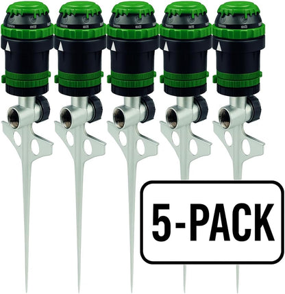 5-Pack H2O-6 Gear Drive Sprinkler - Versatile Gear Drive for Efficient Lawn Watering (5-Pack H2O-6 Gear Drive Sprinkler)