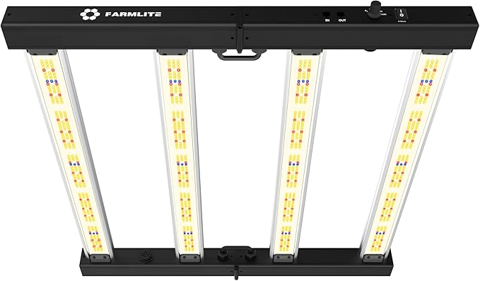 FARMLITE Grow Light LED Grow Lights for Indoor Plants Full Spectrum Growing Light Plant Hanging Growing Lamps Seedling Daisy Chain Dimmable Board 4x4ft Coverage (260watts)