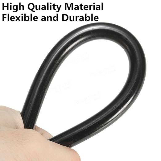 1/4 inch Drip Irrigation Tubing, 16FT Blank Distribution Tubing Drip Irrigation Hose, Garden Watering Drip Line for DIY Drip Irrigation System