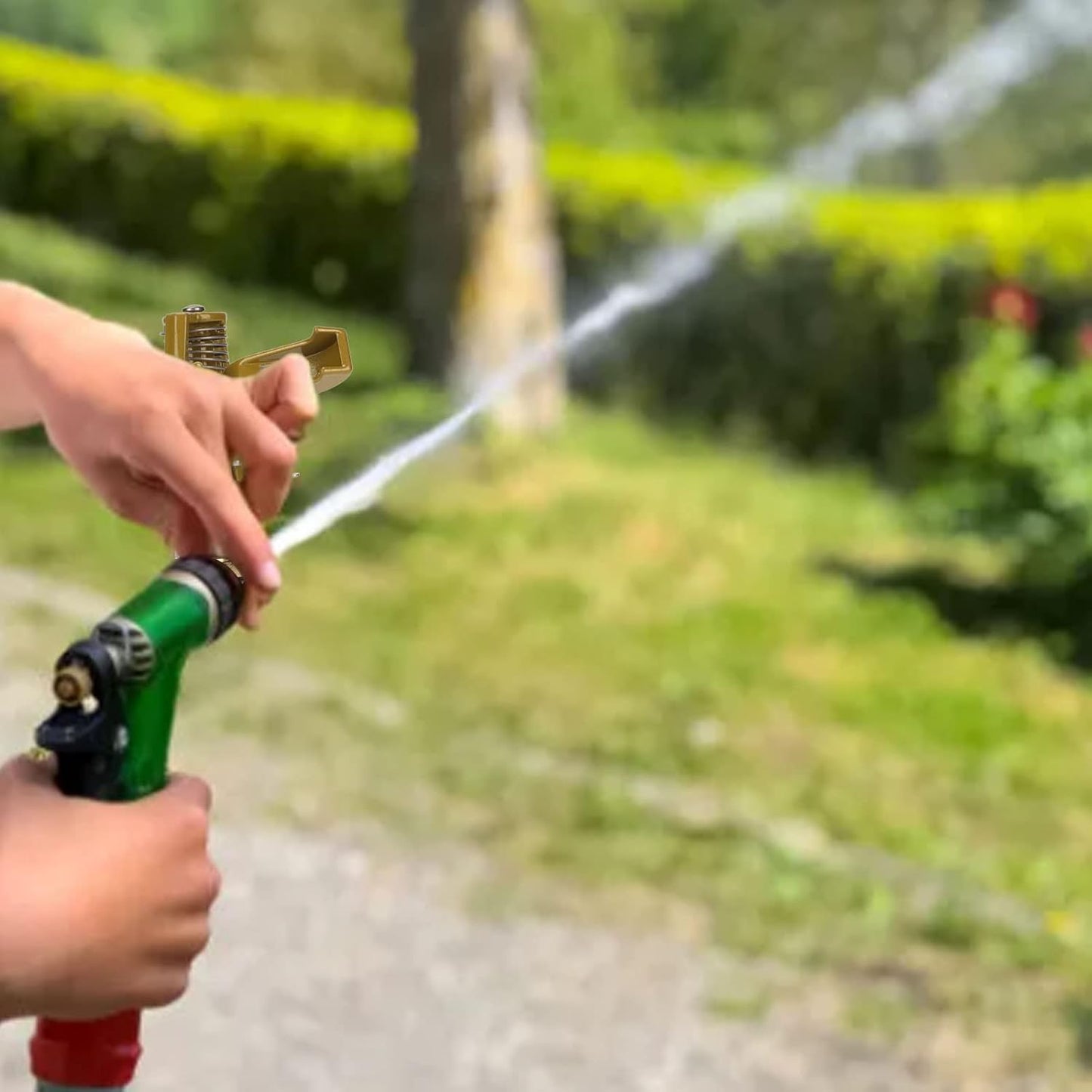 Impact Sprinkler, G1/2 Adjustable Sprinkler Heavy Duty Zinc Alloy 360 Degree Watering Sprinkler with 49ft Spraying Range