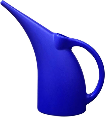 KP KOOL PRODUCTS 1/2 Gallon Watering Can – Small Blue Plastic Watering Can for Indoor & Outdoor Plants, Garden Use – 1 Pack