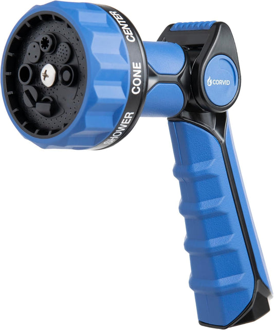 10-Pack Corvid Thumb Control Nozzle - 8-Pattern Heavy-Duty, Durable Spray for Watering, Cleaning, and More