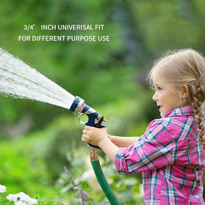 Garden Water Pipe Quick Connect, Solid Brass 3/4 Inch Thread Fitting, No-Leak Water Female Hose and Male Hose (6 Set)