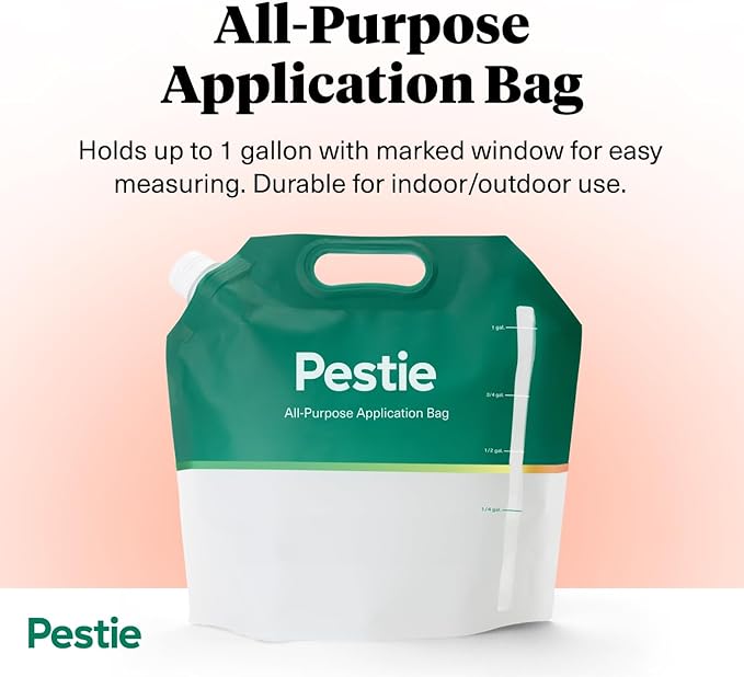 Pestie Rechargeable Garden Sprayer and Bag, for Home and Lawn, Effortless Application, Precision Control, Convenient for Indoor and Outdoor Use.