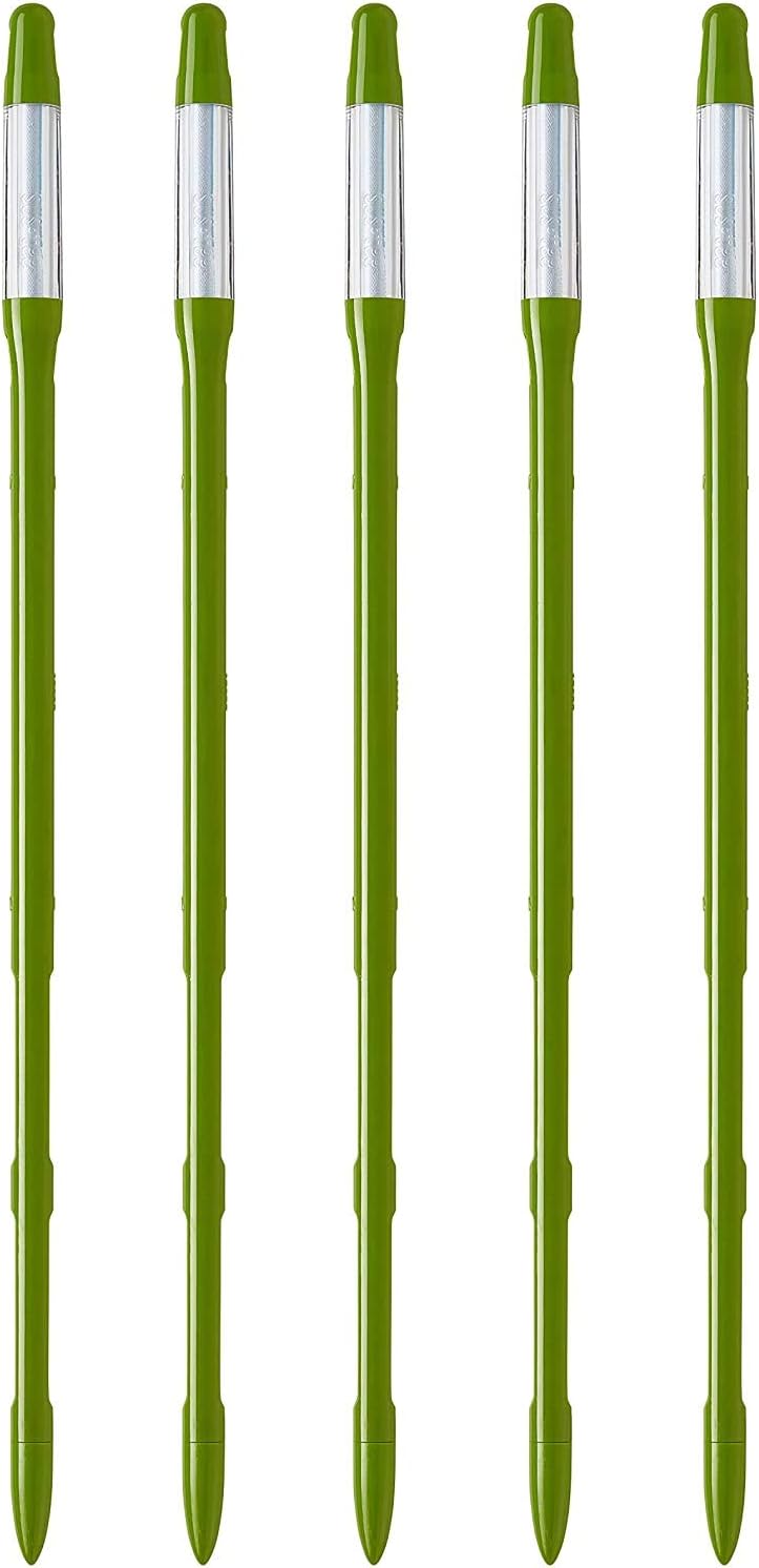 Sustee Aquameter, Set of 5, Plant Soil Moisture Sensor (Green, Large)