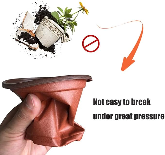 100 Pcs 3.5 Inch Plastic Seedlings Plants,Nursery Pots,Seed Starting Pot for Succulents, Seedlings, Cuttings, Transplanting