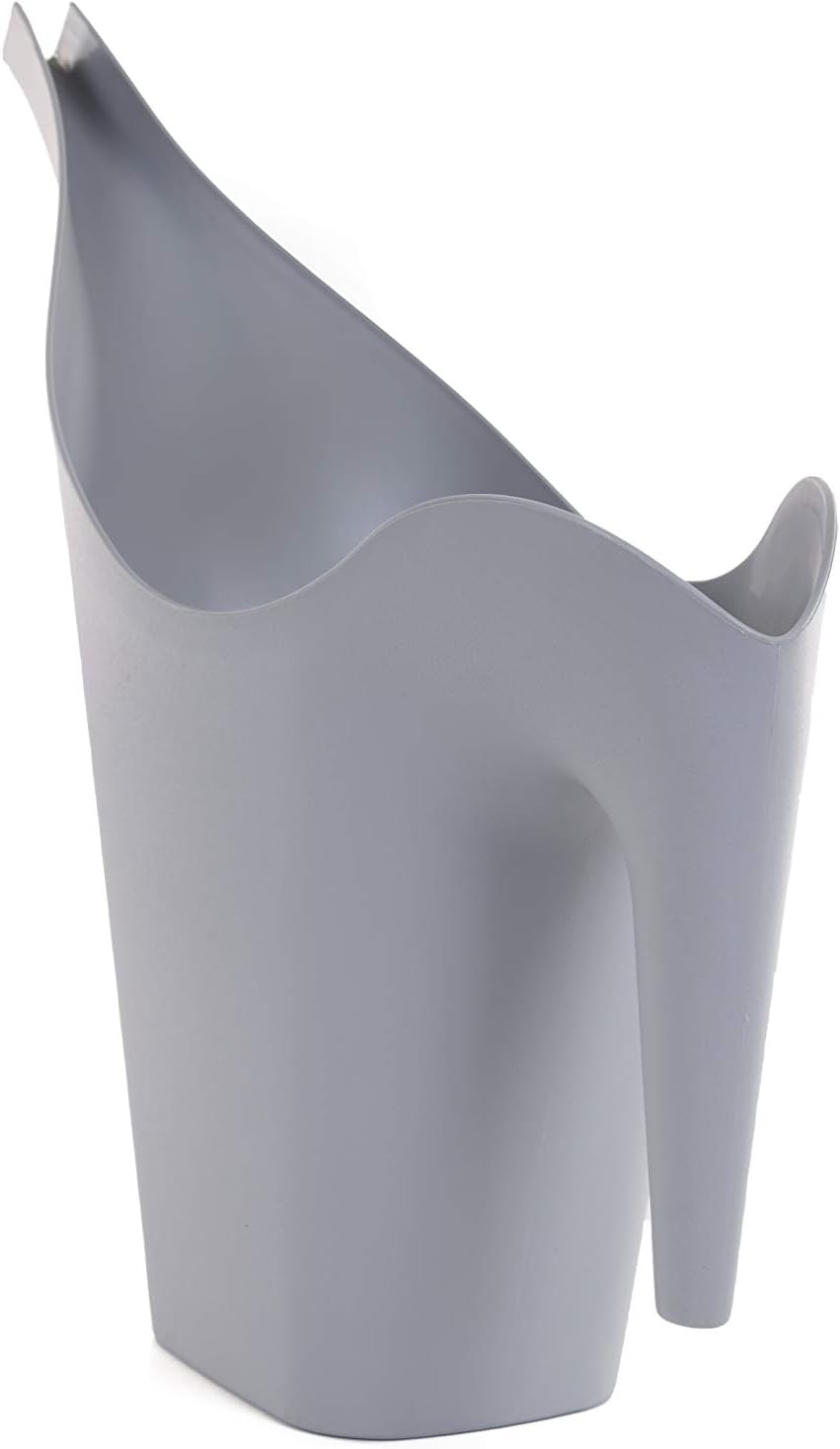 Mintra 1/2 Gallon Plant Watering Can, Indoor Outdoor Water Can for Plants, Long Spout Plastic Water Pitcher for Watering Flower Succulent, Durable and Lightweight, 2L/68 oz, 1 Pack, Gray