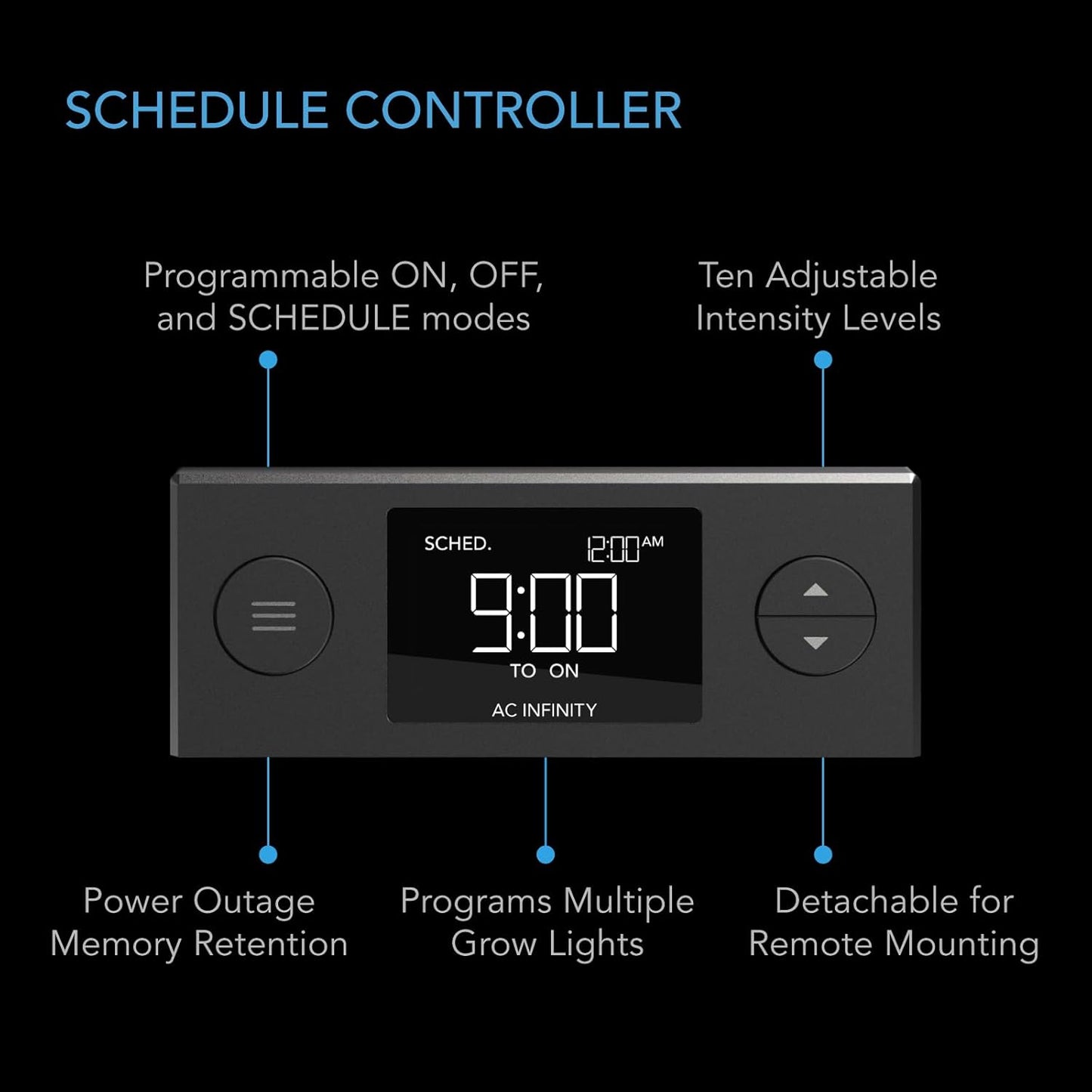 AC Infinity Heavy-Duty Large Humidity Dome w/Full Spectrum LED Grow Light Bars, Samsung LM301H EVO Diodes, 3mm Thickest Dome and 6x12 Trays, Vent Extension Panels, for Seed Starting and Propagation