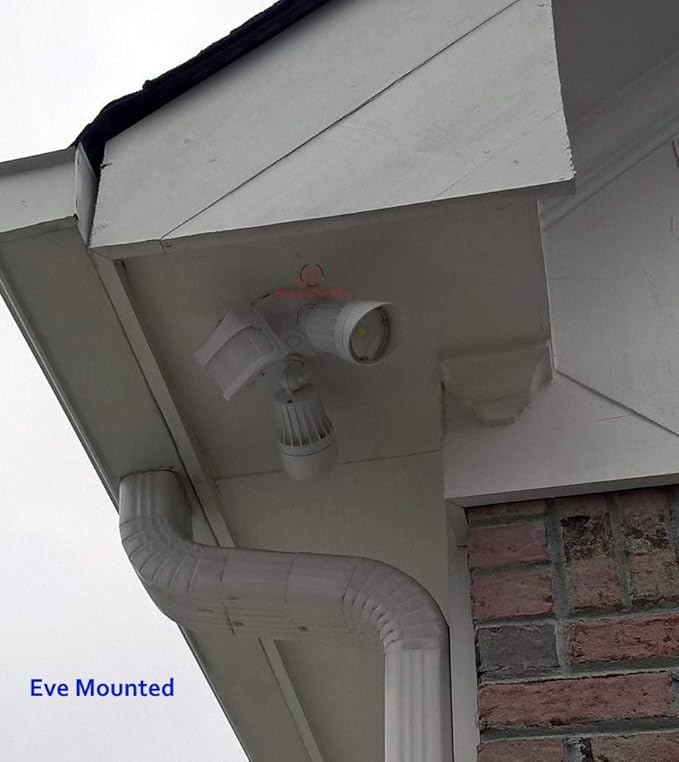 RuggedGrade 20W Turin II Series LED Security Light - LED Motion Sensor Flood Light - 2,400 Lumens - 240° Sensor - 3000K Warm White - Bronze Housing - Outdoor LED Light - DLC 5.1 Premium