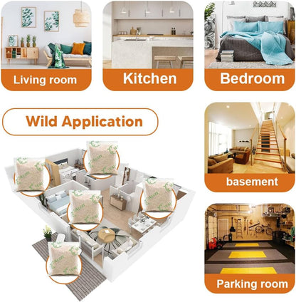 Rodent Repellent Pouches, Rodent Repellent for Car Engines, Mice Repellent Indoor, Natural Peppermint Mouse Repellent, Get Rid of Rodent/Rat & Mice, Safe for Children and Pets - 8P