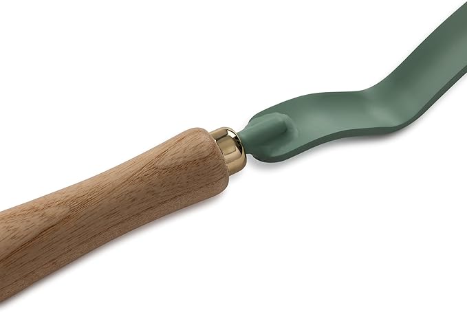 Barebones Dandelion Weeding Fork - Gardening Hand Tools - Japanese Hand Weeder, Weed Puller, and Weed Remover Tool (Ash/Mint)