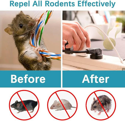 Rodent Repellent, Mouse Repellent, Mice Repellent Indoor, Rat Repellent, Mouse Deterrent for Car, Peppermint Balls for Mice, Keep Mice Out of Garage, Moth Balls for Outdoor Use-12Pcs