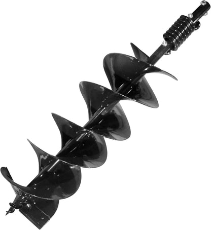 Fenceline 52cc Gas Powered Earth Auger Combo w/Double Spiral Auger Drill Bit EPA Compliant