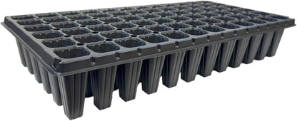 72 Cell Seedling Plastic Nursery Trays, 10 Pack, Thick Durable Germination Plug Trays, 720 Cells Reusable Plant Propagation