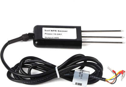 Soil NPK Sensor,Soil Tester Soil Sensor,Soil Detector Intelligent for Greenhouse Breeding Soil Professional Soil Npk Sensor