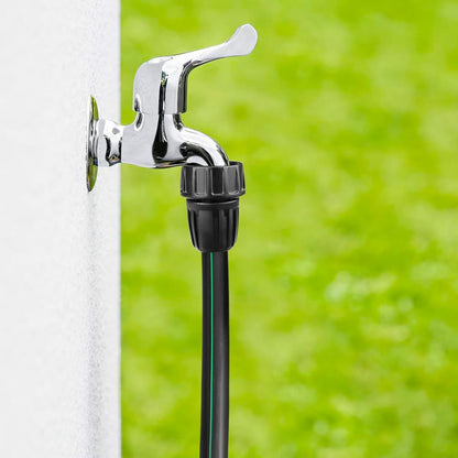 3/4 Inch Female Pipe Thread to 1/2 Inch Drip Irrigation Tubing Adapter: 6 Pieces 1/2 In. Barbed Drip Line x 3/4 In. Faucet PVC Adapter Connect 3/4" FHT Faucet Garden Hose