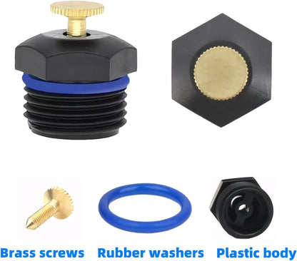 Garden Sprinkler Nozzles - Pack of 10, Durable Plastic 1/2 Inch Adjustable Misting Spray Heads, 360 Degree Full Circle Micro Spray for Lawn & Garden Irrigation(Green)