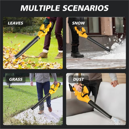 Leaf Blower Cordless, 21V Cordless Blower with 2 x 3.0Ah Battery, 540CFM 140 MPH Battery Powered Leaf Blower, Lightweight Handheld Blower for Lawn Care, Patio, Dust, Blowing Leaves, Snow