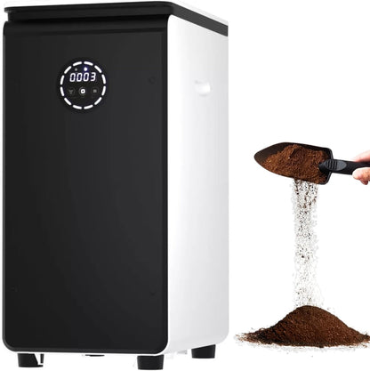 GEME Smart 19L Electric Composter for Kitchen, Filter No Need to Change, Real Compost, Not Dehydration Tec, Add Waste Anytime Bio Compost Machine, Electric Compost Bin Indoor Odorless Quiet