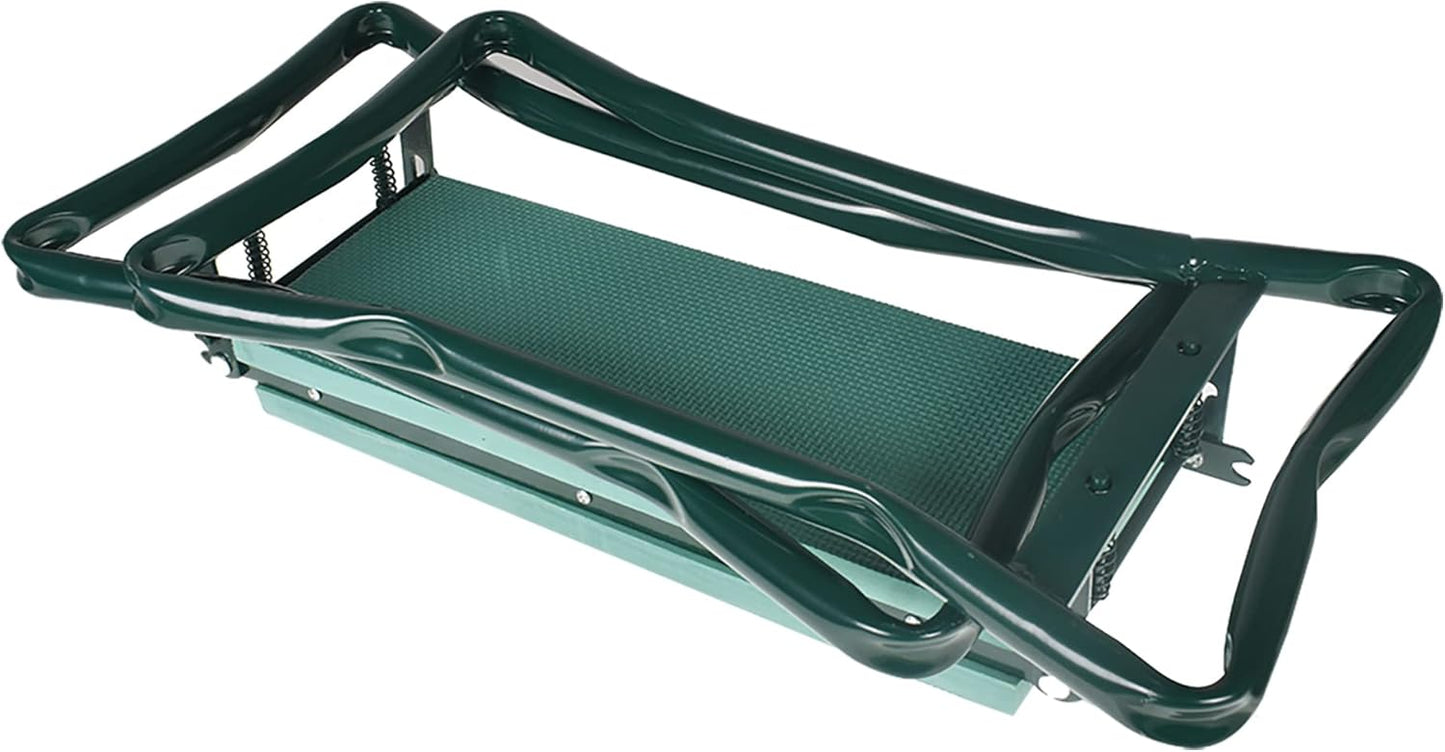 HOSTIC Gardening Workseats Garden Kneeler Seat Portable Foldable Garden Foam Pad Bench with Tool Bag