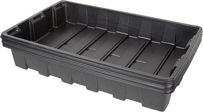 LOVEDAY 10 Pack -240 Cells -24 Grow Trays with Humidity Dome and Cell Insert - Mini Propagator for Seed Starting and Growing Healthy Plants Durable Reusable and Recyclable