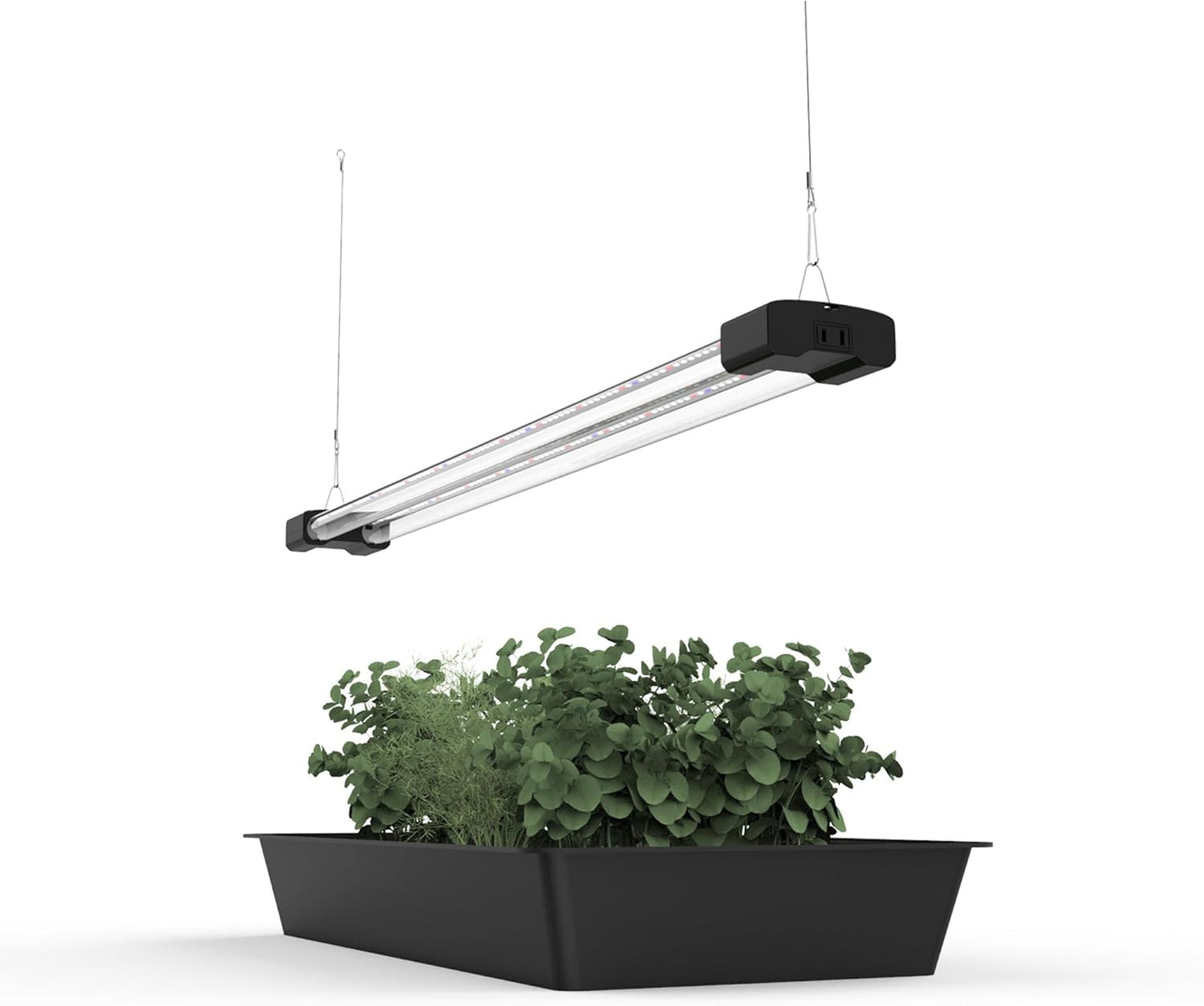 DYMOND Boostgro LED Seed Starter Grow Light 3FT Full Spectrum Linkable 5000k Daylight + 660nm Red + 450nm Blue Indoor Plant Lighting Fixture