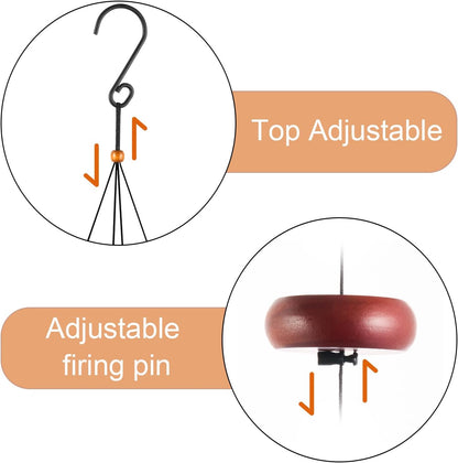 Large Wind Chimes for Outside – 37" Aluminum Windchimes Outdoors for Garden, Patio Decor, Memorial Gifts for Mom, Sympathy Gift for Loss of Loved One, Sister Gifts for Birthdays, Mother's Day(Gold)