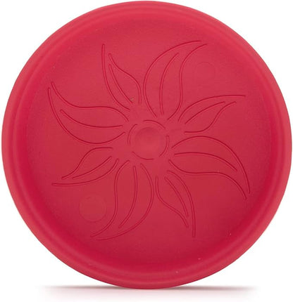 Mintra Home Garden Pots 4pk - Flowers, Herbs, Plants, Indoor, Outdoor, Colorful, Wholesale, Bulk (Coral, 11cm Diameter (4.3in))