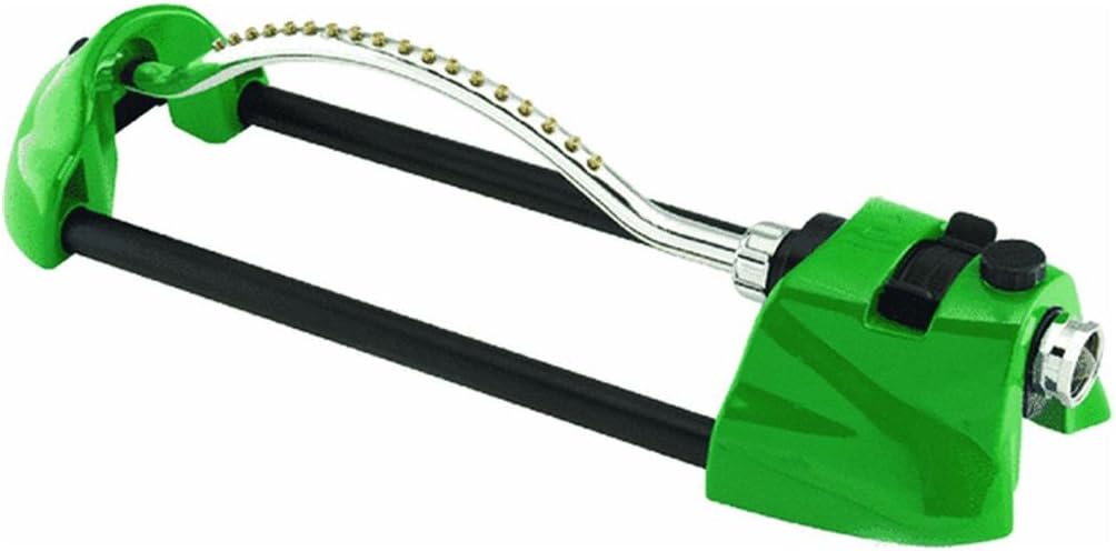 Dramm Nozzle Jets, Green 15004 ColorStorm Premium Metal Oscillating Sprinkler with Brass