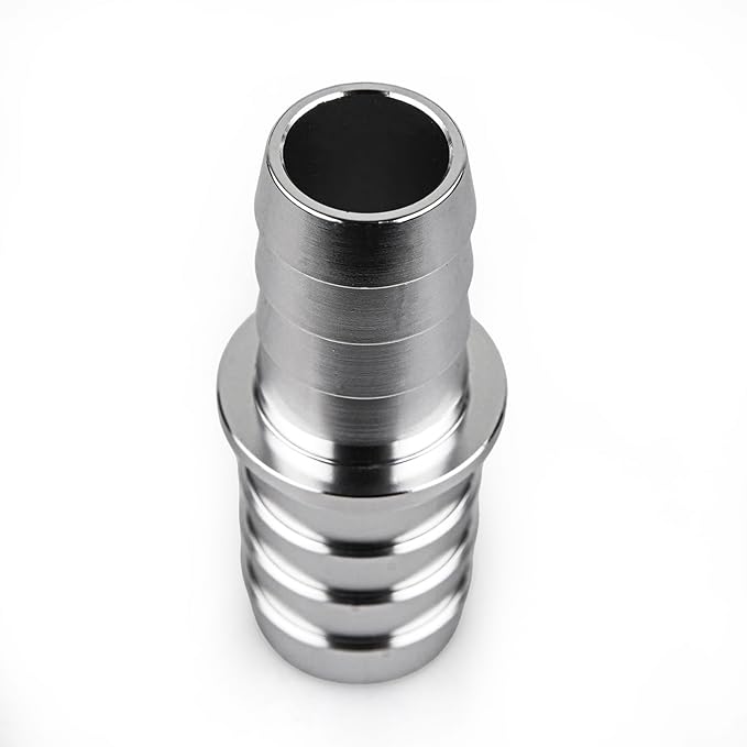 5/8"to 3/4" Hose Barb Splice Coupler Repair Fitting Reducer Adapter Aluminum 2Pcs