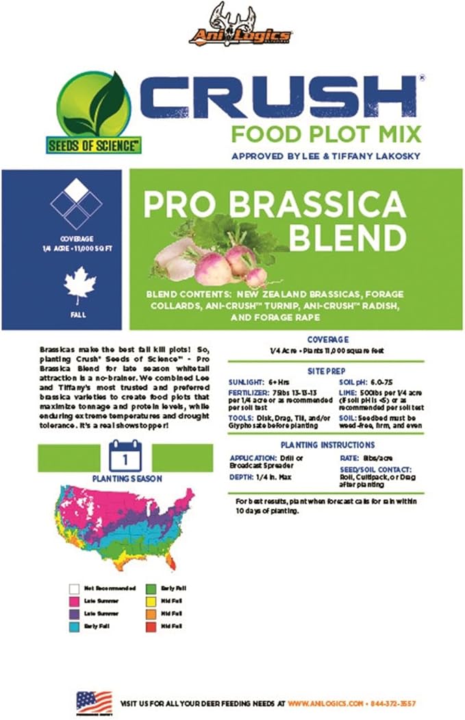 Ani-Logics Outdoors Seeds of Science Pro Brassica Blend (8)