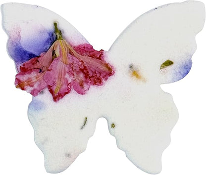 Butterfly Seed Paper – 50pcs Small Pink & Purple Plantable Wildflower, Writable & Plantable Gift for Moms, Plant Lover, & Teachers, Ideal for Weddings, Baby Shower, Memorial, & Celebrations