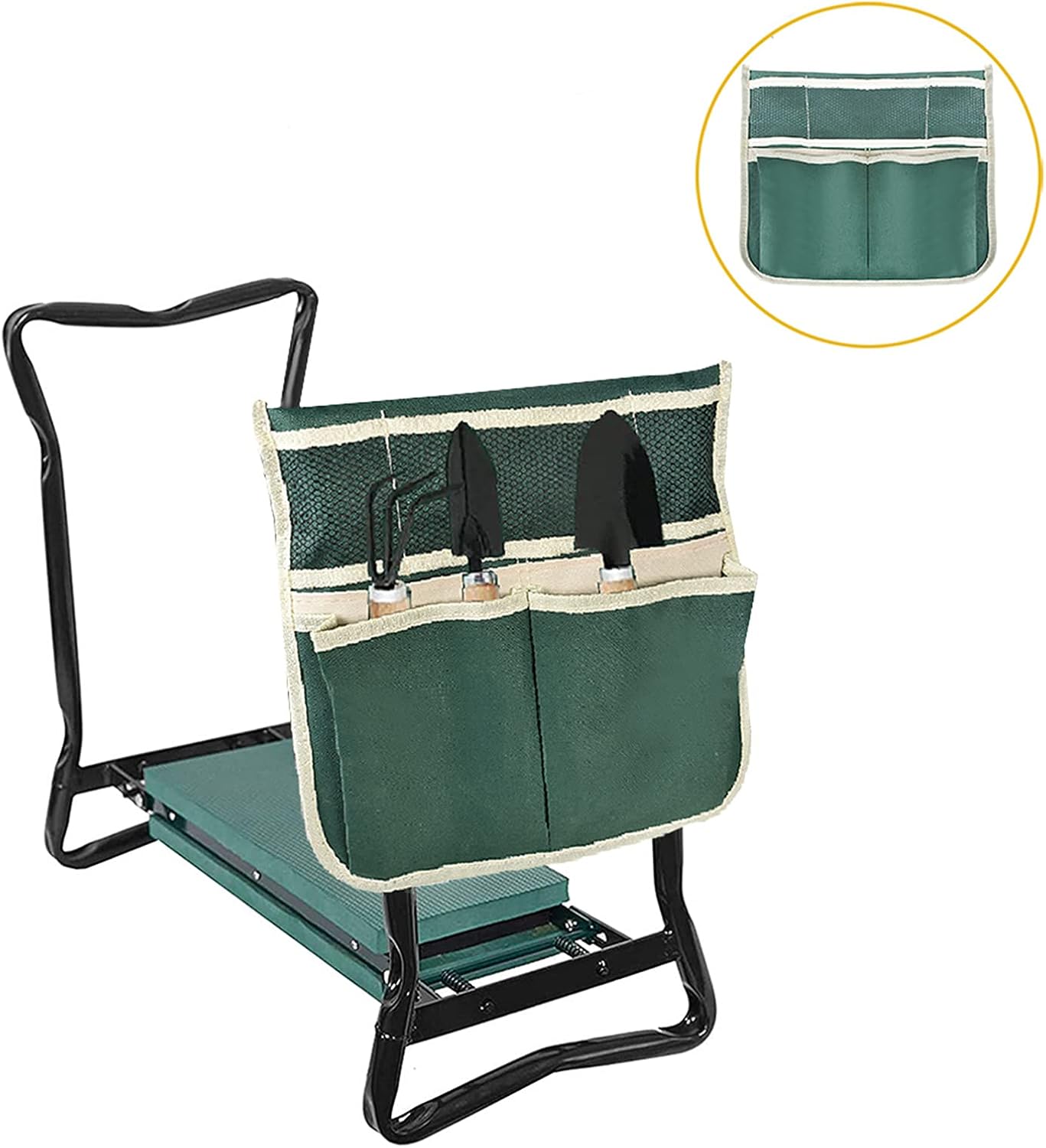 Multifunctional Garden Kneeler & Seat - Heavy Duty Folding Kneeling Bench with Handles, Ideal for Gardening and Sitting - Perfect Garden Stool for Seniors Women