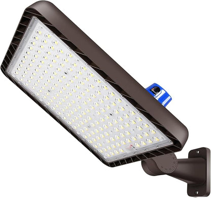 ledmo 480W LED Parking Lot Light,5000K 72000LM Super Bright Dusk to Dawn Outdoor Commercial Street Light IP65 Exterior Security Large Area Flood Lighting with 180°Adjustable Bracket