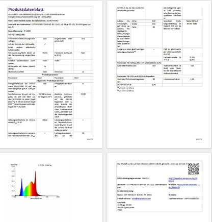 MARS HYDRO FC4800 Samsung LM301H EVO Bar LED Grow Light 4x4, 1296 Diodes, with Smart Controller, 480W Full-Spectrum Foldable Dimmable Daisy Chain Commercial Growing Lights for Indoor Plants
